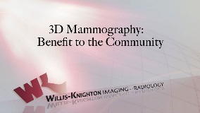 3D Mammography: Benefit to the Community
