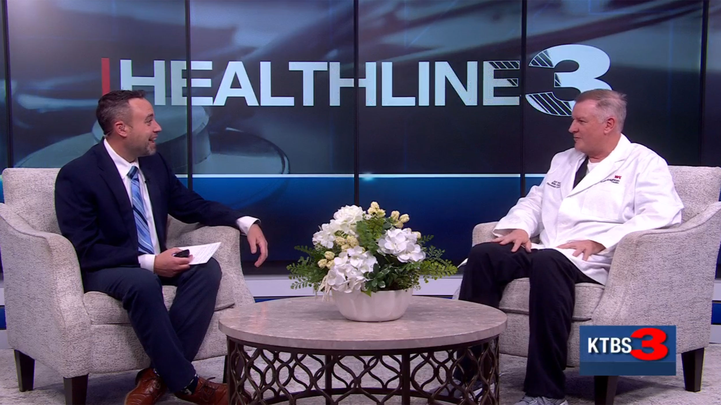 Dr. Jeffrey Holt discusses managing risk factors related to your heart health on KTBS Healthline 3