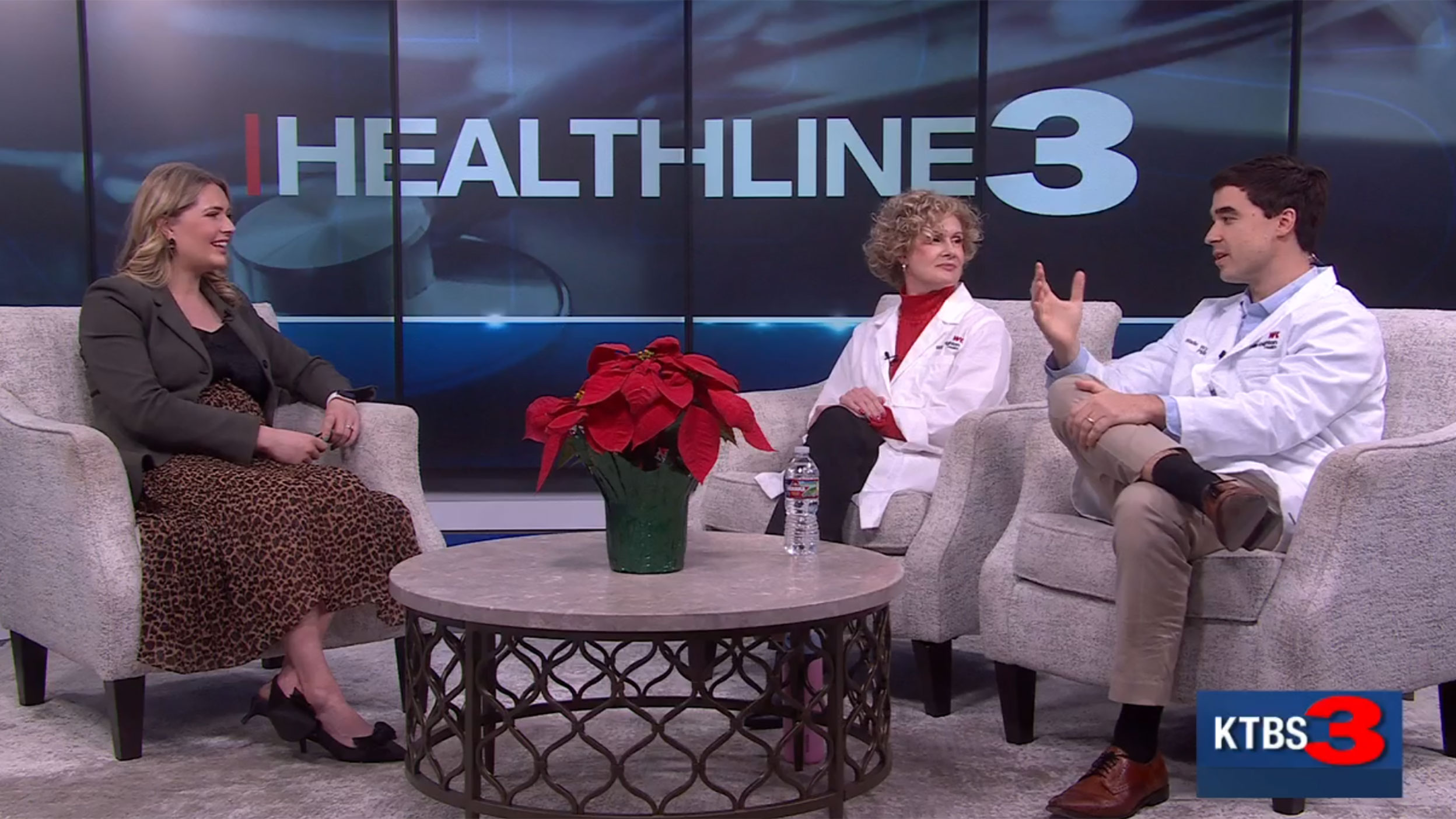 Drs. Katharine J. Balbuena and Wade A. Wyckoff discuss rehabilitation on KTBS Healthline 3
