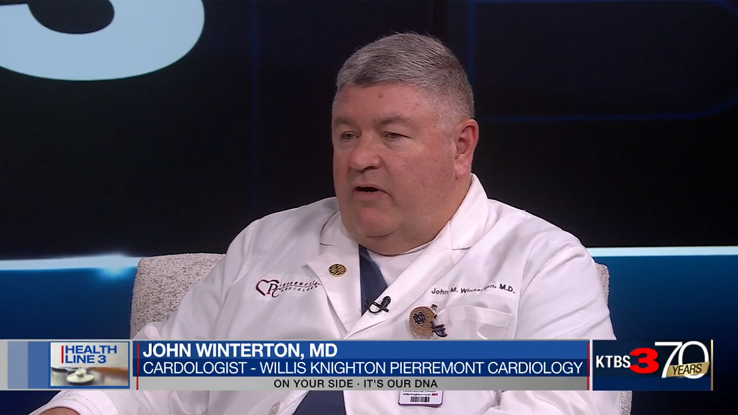 Dr. John Winterton, MD, discusses ways you can prevent heart disease on KTBS Healthline 3.