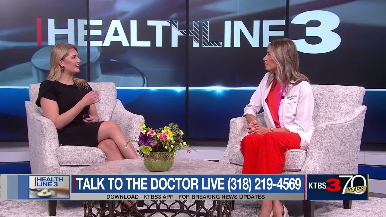 Dr. Karen L. Berken discusses Breast Health and Breast Cancer Awareness on KTBS Healthline 3