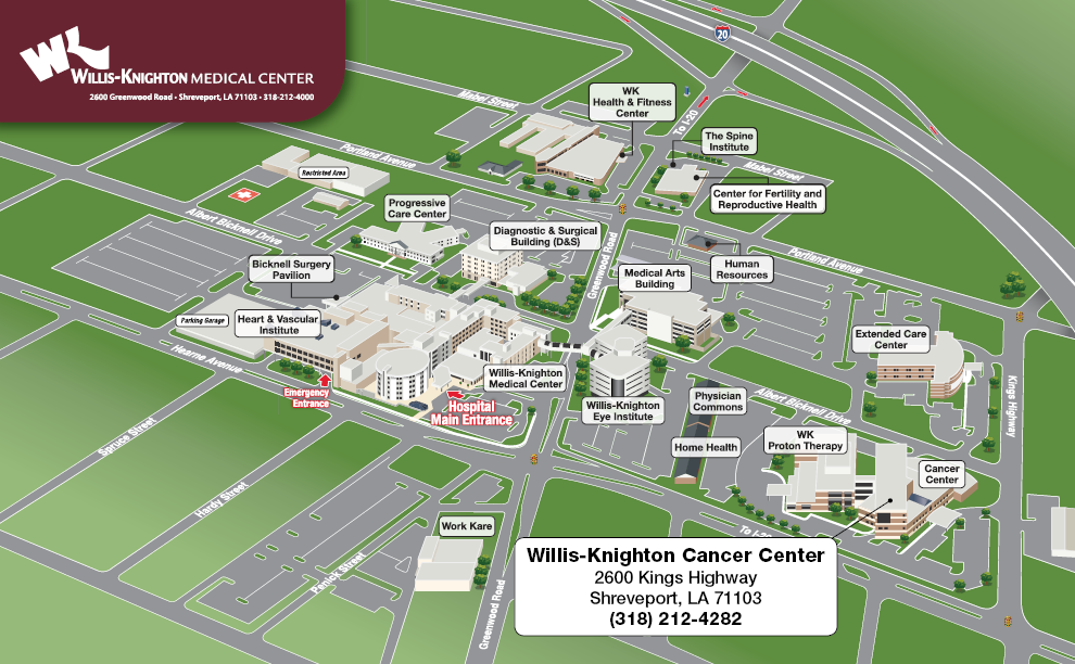 Cancer Center Map