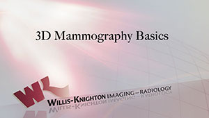 3D Mammography Basics