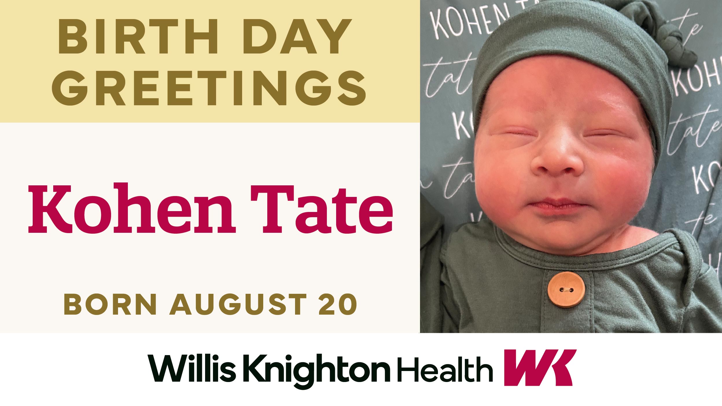 Kohen Tate