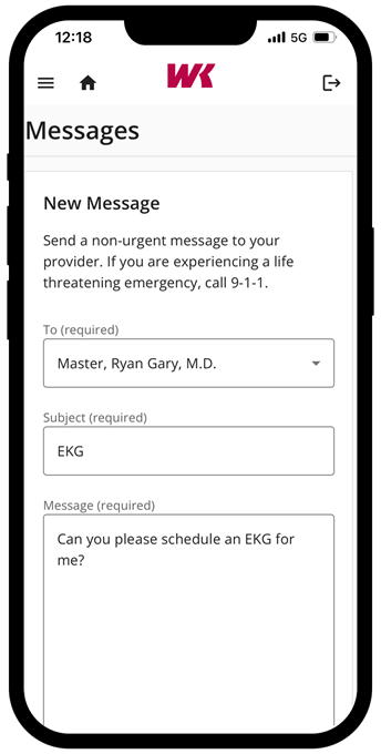 Message Your Provider