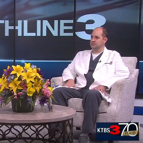 Dr. Miles A. Sugar, II discusses Abdominal Aortic Aneurysm (AAA) on KTBS Healthline 3